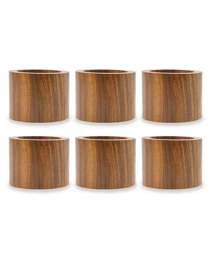 Кольцо для салфеток с деревянной лентой, набор из 6 шт Design Imports, коричневый
Кольцо для салфеток с деревянной лентой, набор из 6 шт Design Imports, коричневый