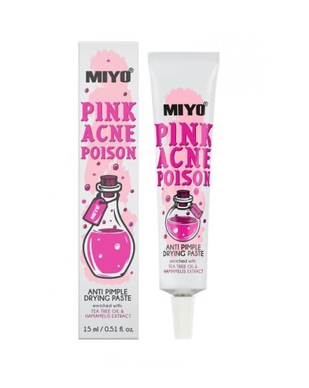 Подсушивающая паста 15 мл MIYO Pink ACNE Poison
Подсушивающая паста 15 мл MIYO Pink ACNE Poison