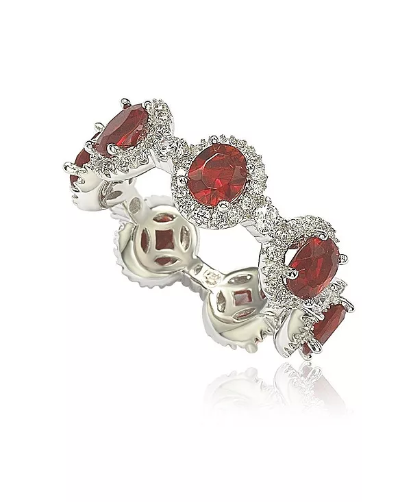 Кольцо Suzy Levian с овальным кубическим цирконием в стерлинговом серебре, составное Suzy Levian New York, red
Кольцо Suzy Levian с овальным кубическим цирконием в стерлинговом серебре, составное Suzy Levian New York, red