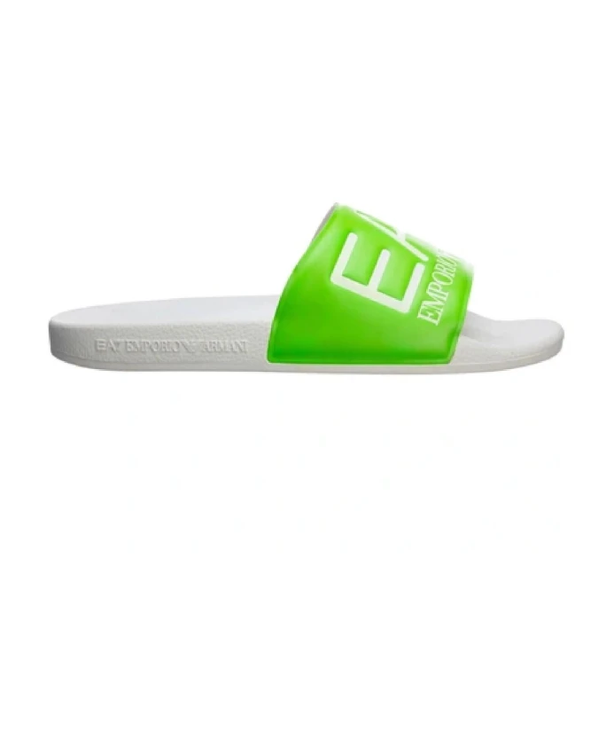 Белые шлепанцы и сандалии Emporio Armani Ea7, зеленый
Белые шлепанцы и сандалии Emporio Armani Ea7, зеленый