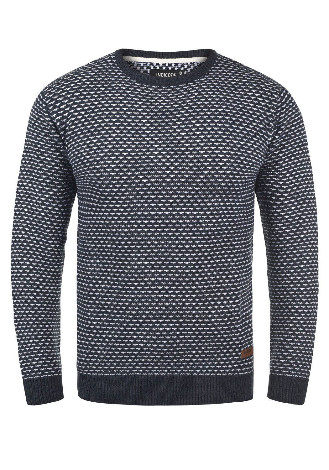 Пуловер INDICODE Strick, синий 
Пуловер INDICODE Strick, синий