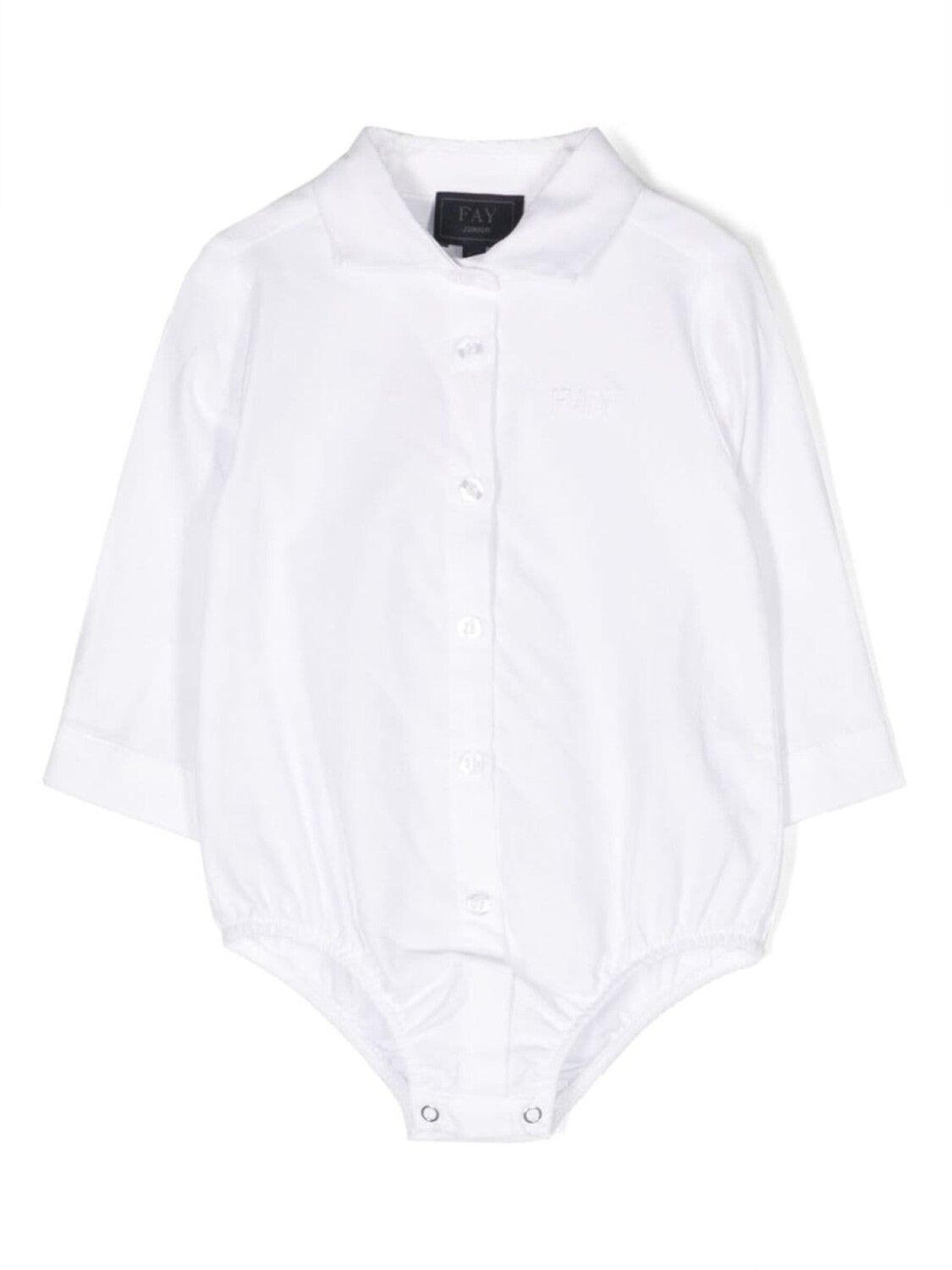 Fay боди с длинными рукавами и вышитым логотипом, белый
Fay боди с длинными рукавами и вышитым логотипом, белый
