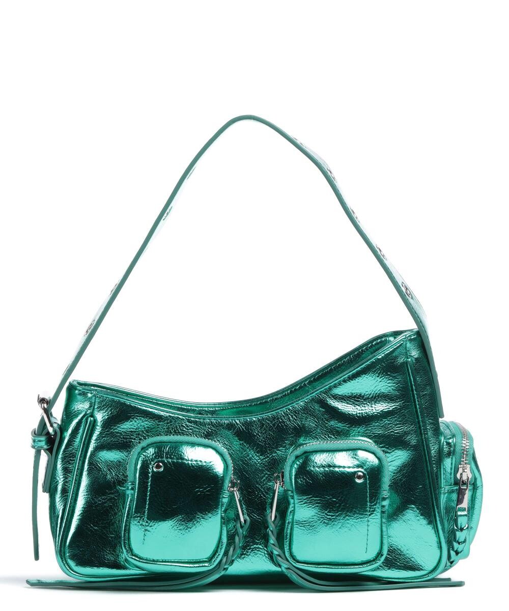 Крутая сумка через плечо Дженнифер из переработанной искусственной кожи Núnoo, зеленый