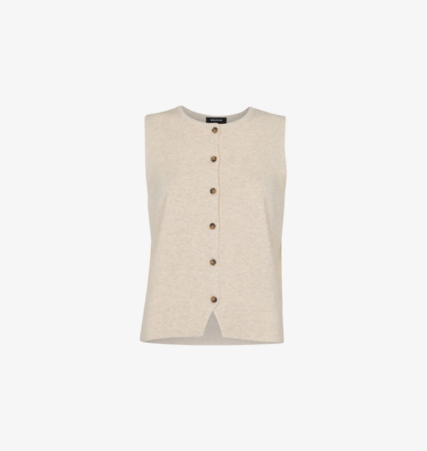 Топ без рукавов Lucy из хлопковой смеси Whistles, коричневый
Топ без рукавов Lucy из хлопковой смеси Whistles, коричневый