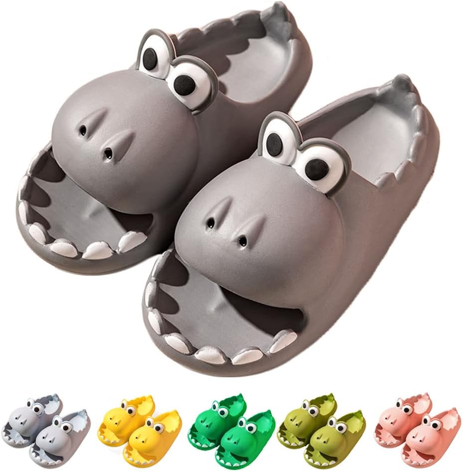 Женские сланцы с динозаврами, милые с большой мордочкой, сандалии EVA с открытым носком, мягкие, для дома и улицы, пляжа, спа Shjnfb, серый
Женские сланцы с динозаврами, милые с большой мордочкой, сандалии EVA с открытым носком, мягкие, для дома и улицы, пляжа, спа Shjnfb, серый