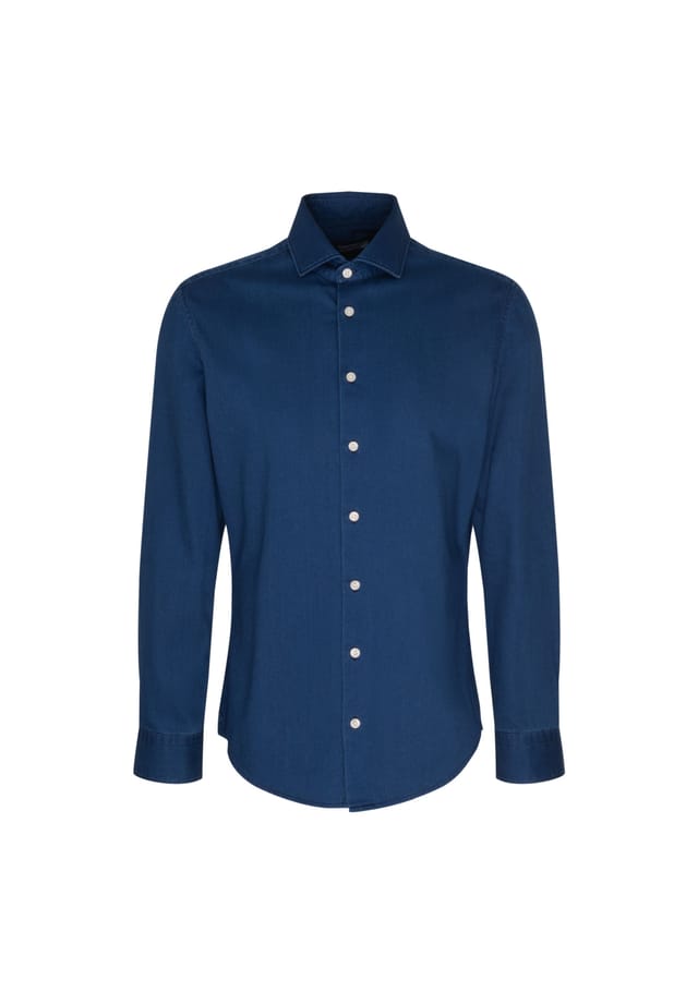 Джинсовая рубашка Seidensticker, синий
Джинсовая рубашка Seidensticker, синий