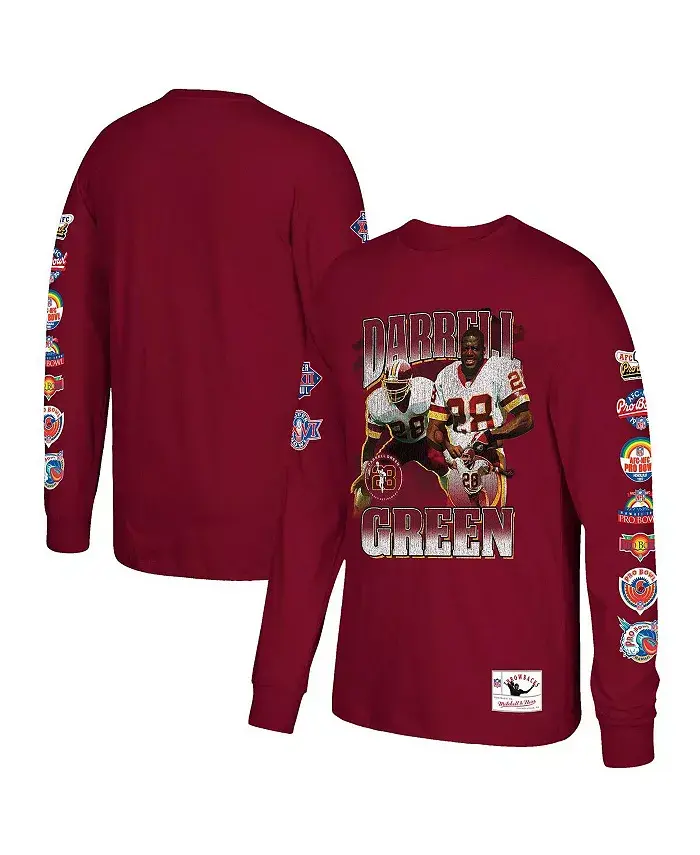 Мужская футболка с длинным рукавом Darrell Green Burgundy с графикой игрока Washington Commanders Mitchell & Ness
Мужская футболка с длинным рукавом Darrell Green Burgundy с графикой игрока Washington Commanders Mitchell & Ness