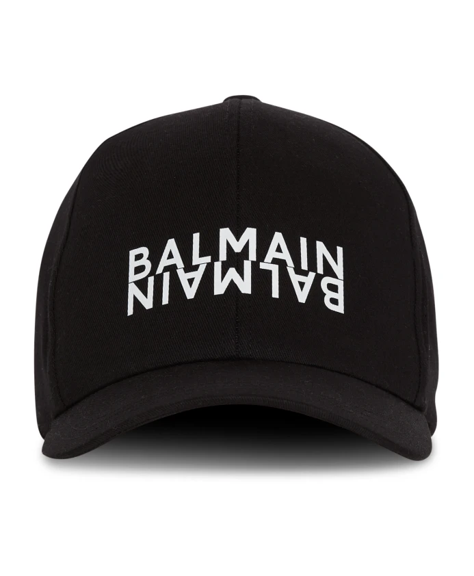 Хлопковая кепка с принтом Balmain, черный
Хлопковая кепка с принтом Balmain, черный