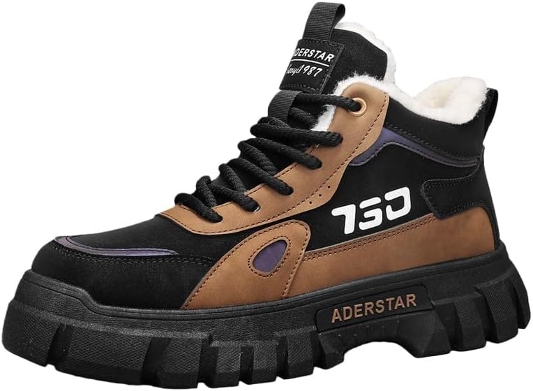 Мужские высокие теплые ботинки Clolinde Winter с толстыми подошвами. Внутри они удобные и сохраняют тепло. Они могут защитить от холода и подходят для использования на улице, черный/коричневый
Мужские высокие теплые ботинки Clolinde Winter с толстыми подошвами. Внутри они удобные и сохраняют тепло. Они могут защитить от холода и подходят для использования на улице, черный/коричневый