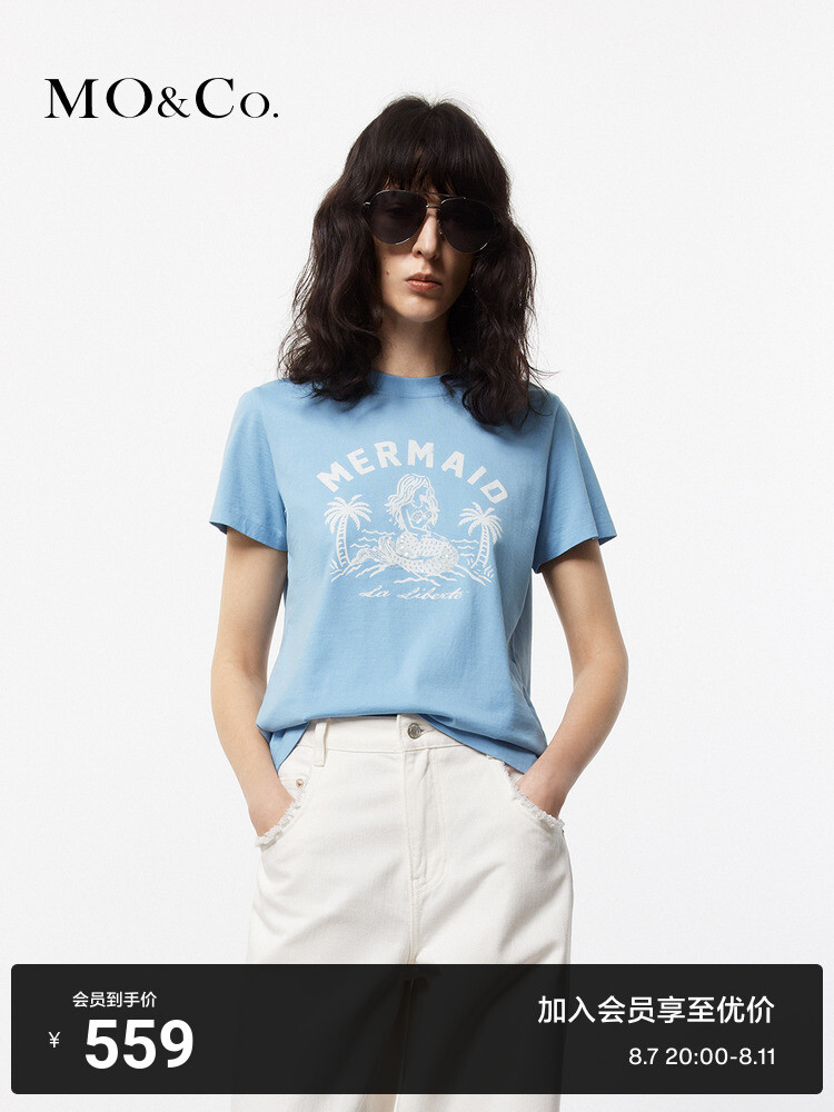 Футболка Moco с принтом, синий
Футболка Moco с принтом, синий