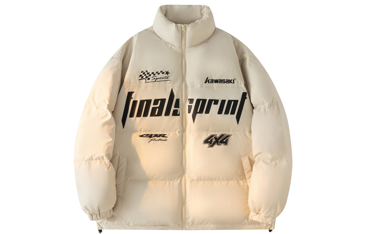 Пуховик унисекс Kawasaki, оливково-зеленый
Пуховик унисекс Kawasaki, оливково-зеленый