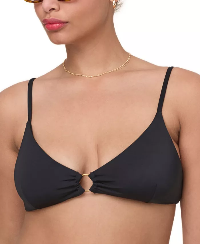 Женский бикини-топ Bonita с V-образным вырезом и кольцом Andie, черный
Женский бикини-топ Bonita с V-образным вырезом и кольцом Andie, черный