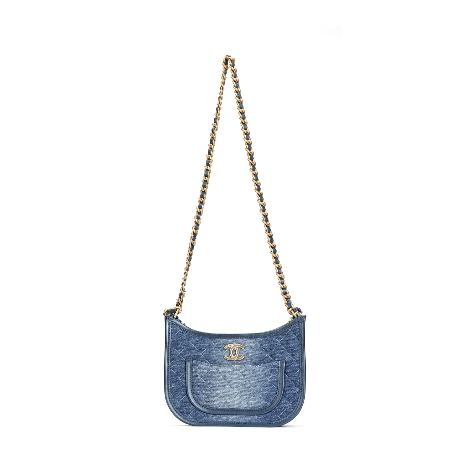 CHANEL Джинсовая сумка через плечо с кожаными вставками, женская, синяя
CHANEL Джинсовая сумка через плечо с кожаными вставками, женская, синяя