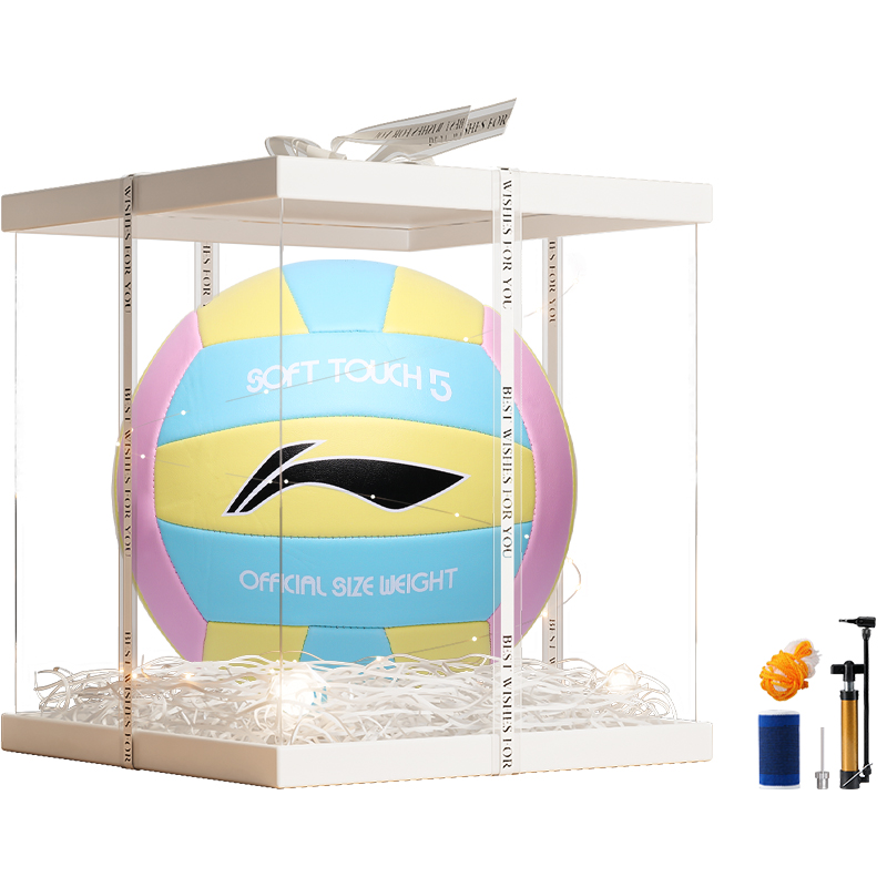 LINING ПВХ волейбольный мяч размер 5 унисекс Blue Yellow Pink
LINING ПВХ волейбольный мяч размер 5 унисекс Blue Yellow Pink