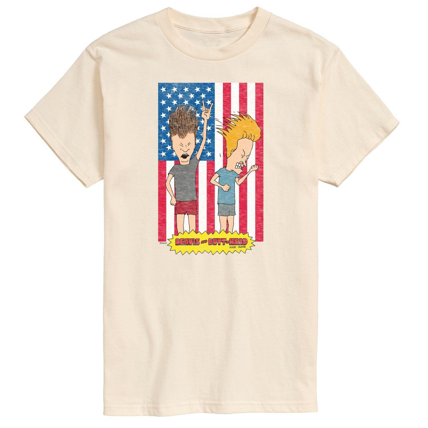Мужская футболка Beavis And Butthead Americana Licensed Character
Мужская футболка Beavis And Butthead Americana Licensed Character