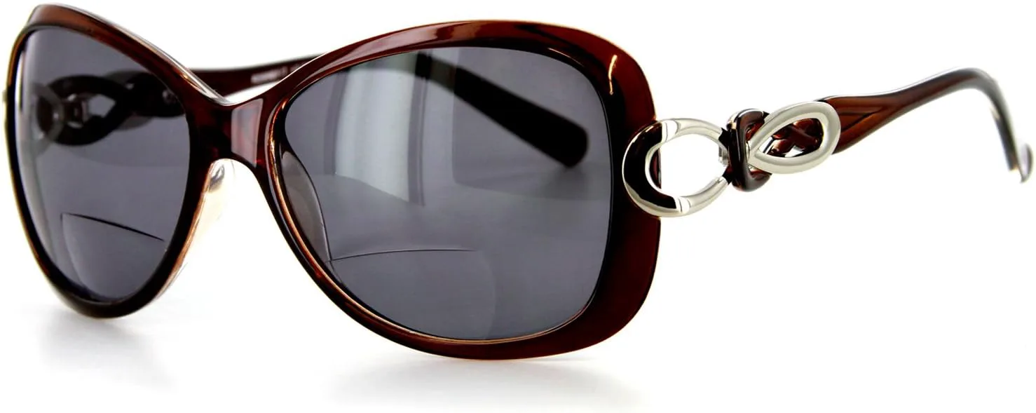 Модные бифокальные солнцезащитные очки Aloha Eyewear Sao Paulo с большими линзами и оправой - 55 мм x 12 мм x 124 мм (коричневые +1,25), Brown W/ Smoke Lens
Модные бифокальные солнцезащитные очки Aloha Eyewear Sao Paulo с большими линзами и оправой - 55 мм x 12 мм x 124 мм (коричневые +1,25), Brown W/ Smoke Lens