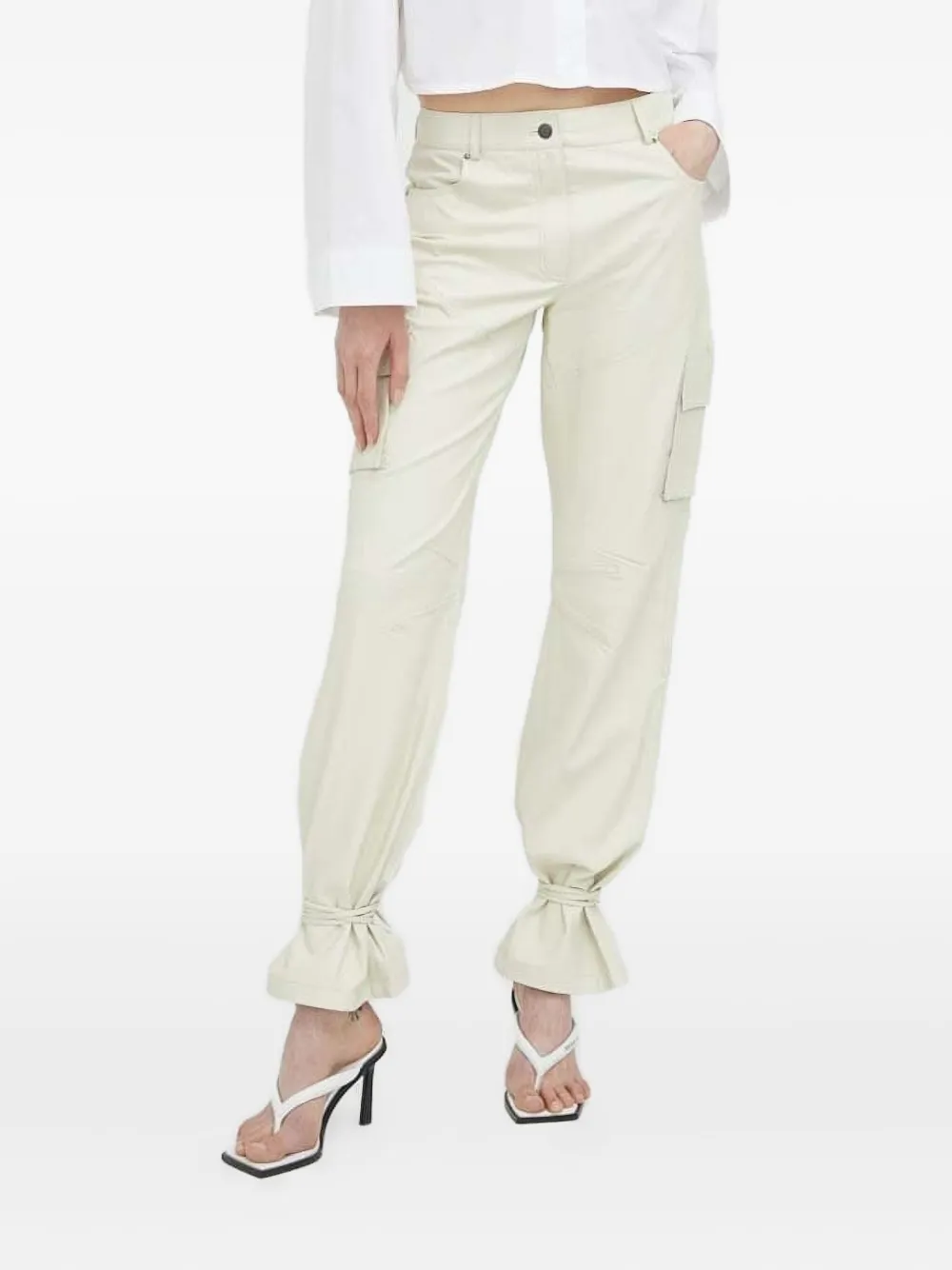 Брюки-карго с завязками на штанинах HERSKIND, нейтральный
Брюки-карго с завязками на штанинах HERSKIND, нейтральный