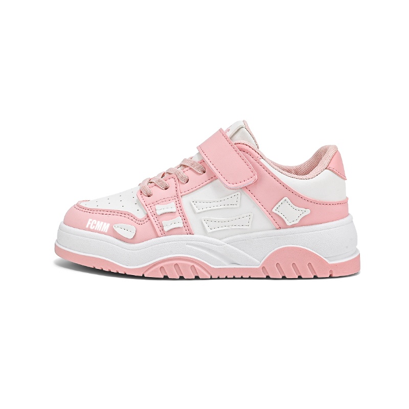 Прочные дышащие низкие повседневные кроссовки для детей FCMM, белый/розовый
Прочные дышащие низкие повседневные кроссовки для детей FCMM, белый/розовый