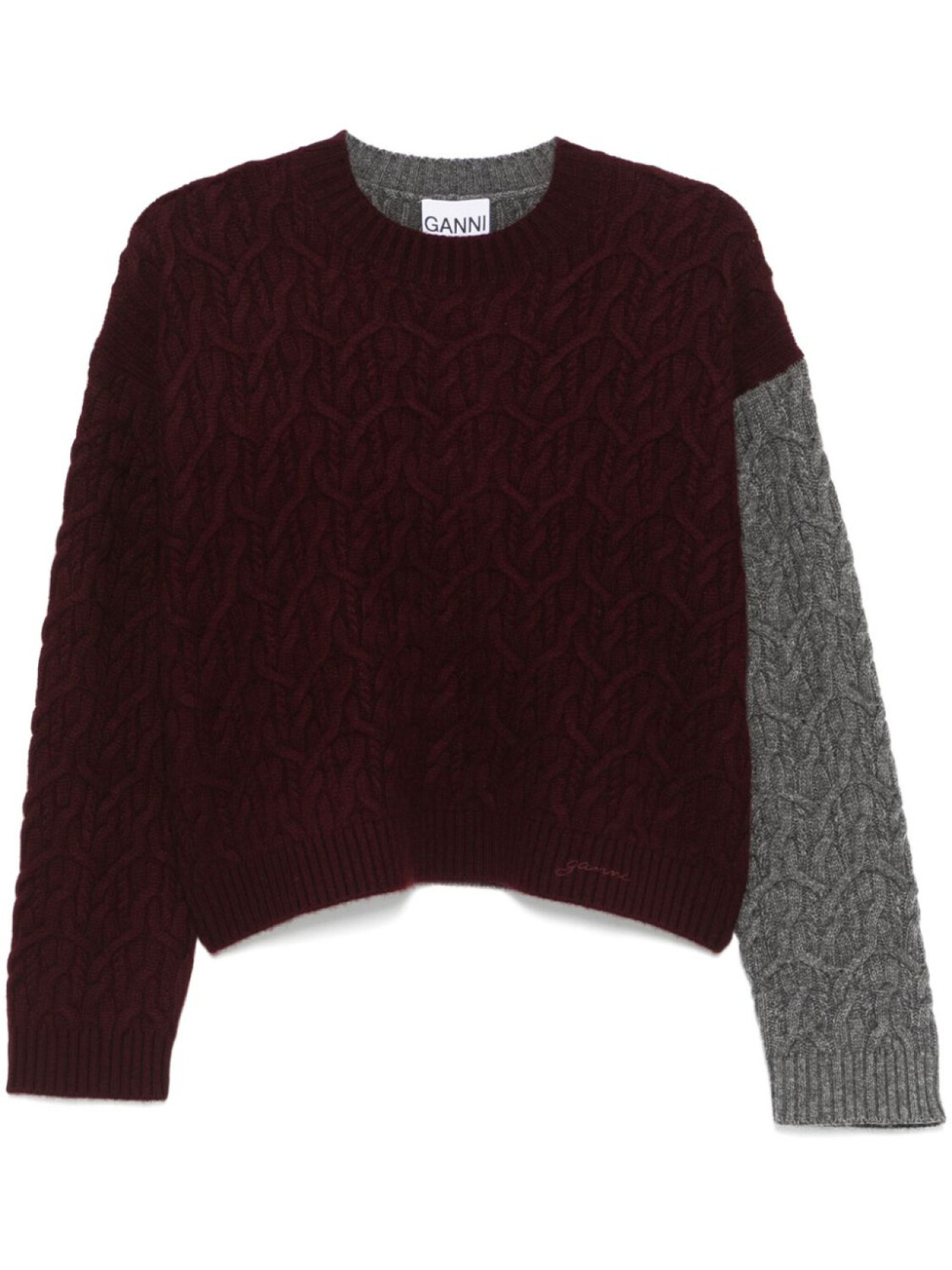 GANNI свитер фактурной вязки, красный
GANNI свитер фактурной вязки, красный