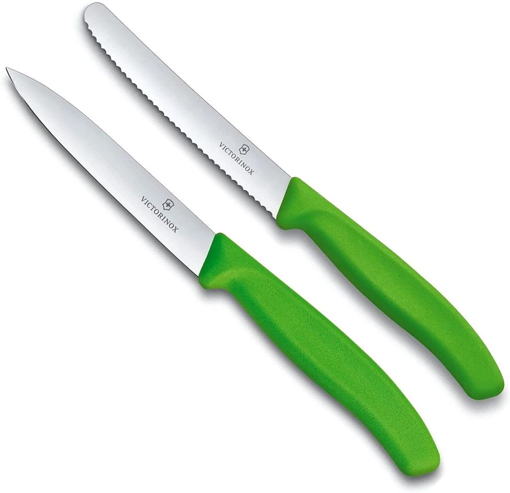 Нож для овощей Victorinox Нож для томатов Швейцарский классический набор из 2 шт. (зеленый) Victorinox Swiss Army
Нож для овощей Victorinox Нож для томатов Швейцарский классический набор из 2 шт. (зеленый) Victorinox Swiss Army