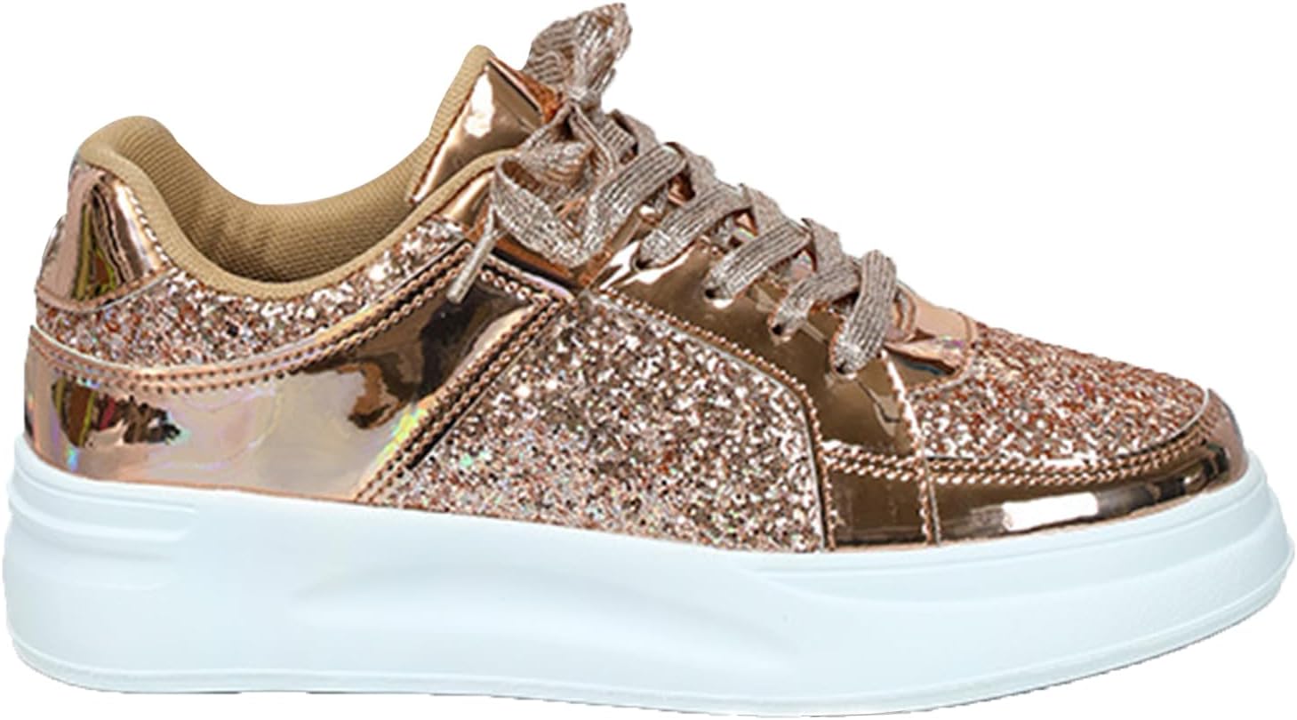 Женские кроссовки на платформе, комфортные летние кроссовки для женщин, классические нескользящие блестящие кроссовки на шнуровке на танкетке, мужские и женские блестящие теннисные кроссовки (Размер: 4, Цвет: Розовое золото) Weryuico
Женские кроссовки на платформе, комфортные летние кроссовки для женщин, классические нескользящие блестящие кроссовки на шнуровке на танкетке, мужские и женские блестящие теннисные кроссовки (Размер: 4, Цвет: Розовое золото) Weryuico