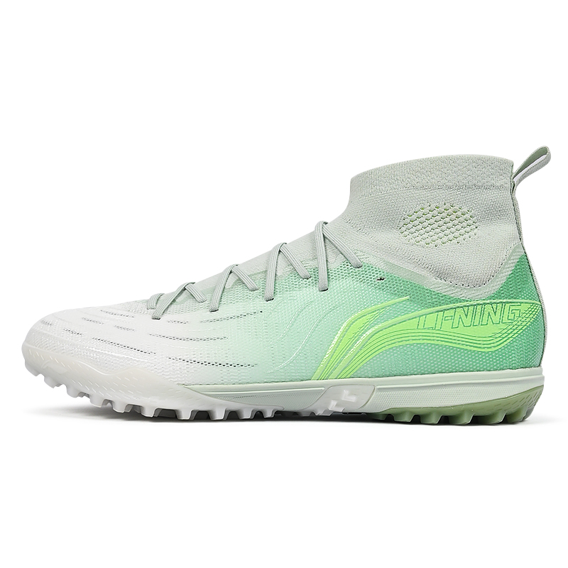 Лининг TF резиновые сломанные шипы искусственное покрытие амортизирующие противоскользящие и износостойкие футбольные бутсы мужские бело-зеленые
Лининг TF резиновые сломанные шипы искусственное покрытие амортизирующие противоскользящие и износостойкие футбольные бутсы мужские бело-зеленые