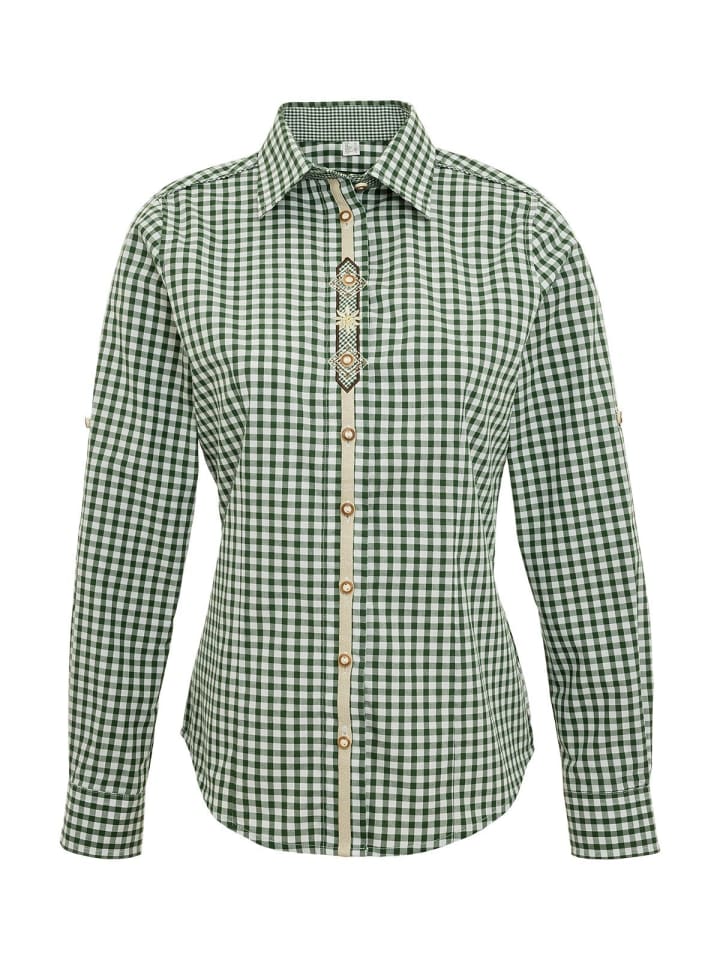 Блузка 450009-2602-54 зеленого цвета OS-Trachten
Блузка 450009-2602-54 зеленого цвета OS-Trachten