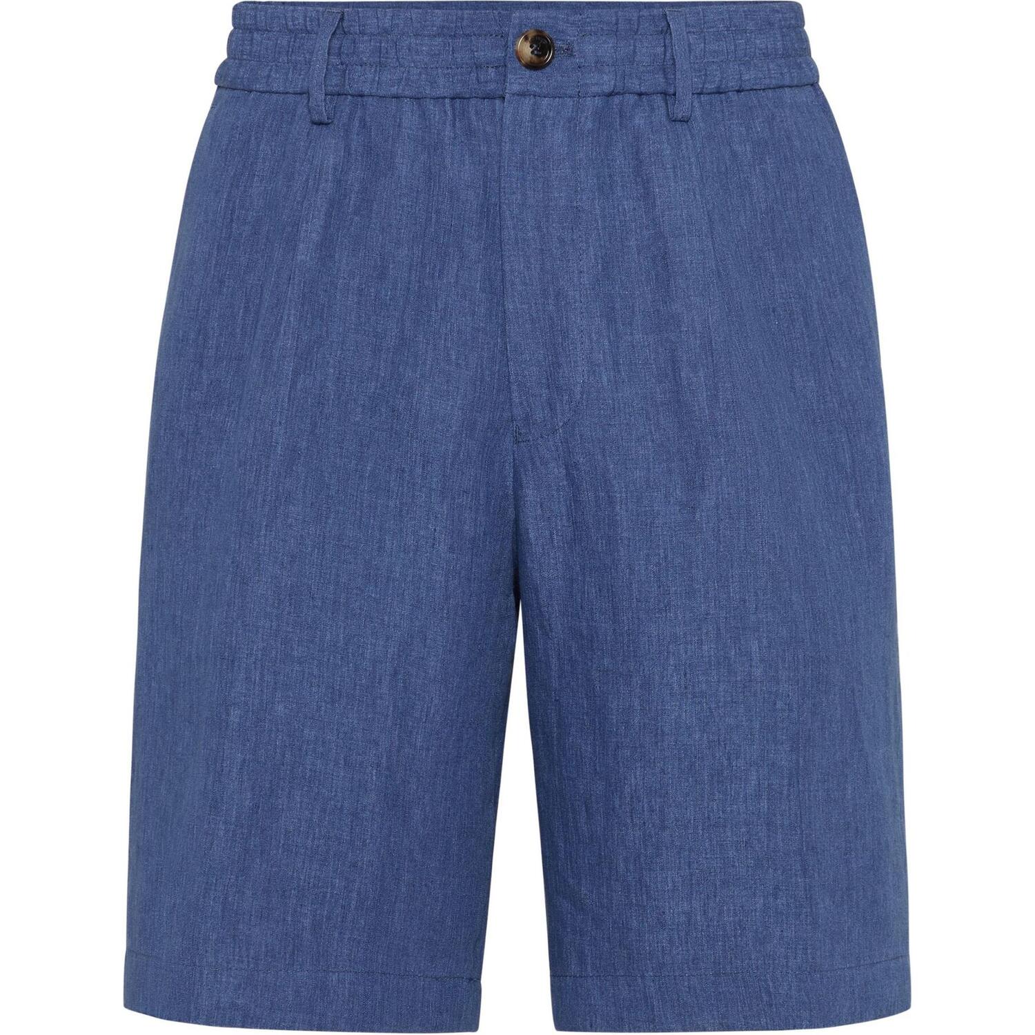 Бермуды с эластичным поясом Brunello Cucinelli, синий
Бермуды с эластичным поясом Brunello Cucinelli, синий