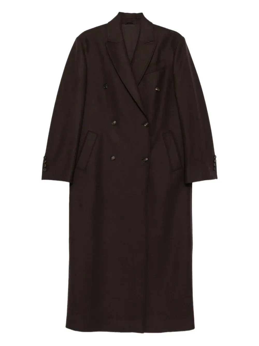 Двубортное пальто на пуговицах Brunello Cucinelli, коричневый
Двубортное пальто на пуговицах Brunello Cucinelli, коричневый