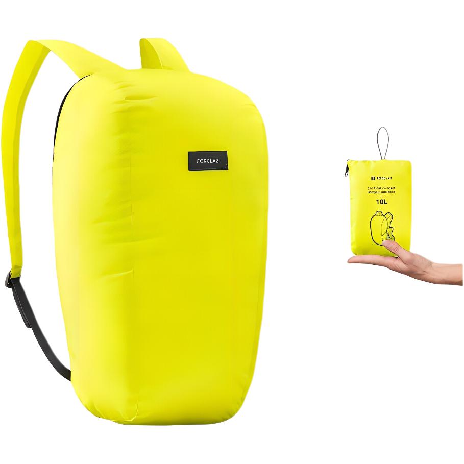 10-литровый наружный рюкзак из нейлона неоново-желтый оранжевый черный морской синий унисекс DECATHLON
10-литровый наружный рюкзак из нейлона неоново-желтый оранжевый черный морской синий унисекс DECATHLON