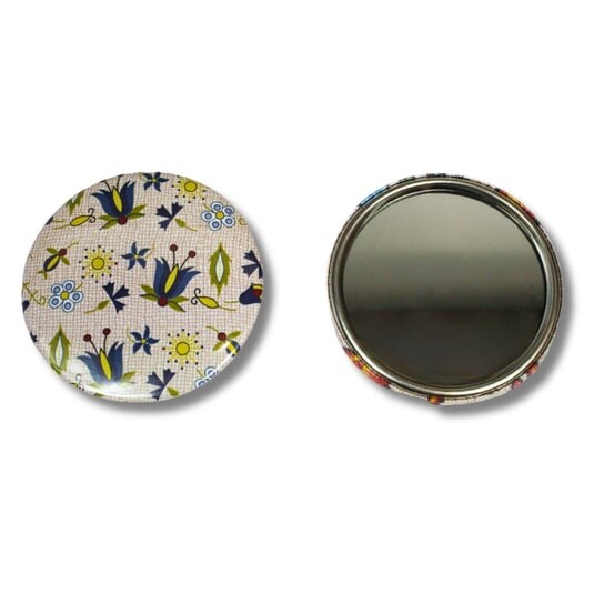 Кашубское народное зеркало с бежевыми цветами., inna, бежевый
Кашубское народное зеркало с бежевыми цветами., inna, бежевый