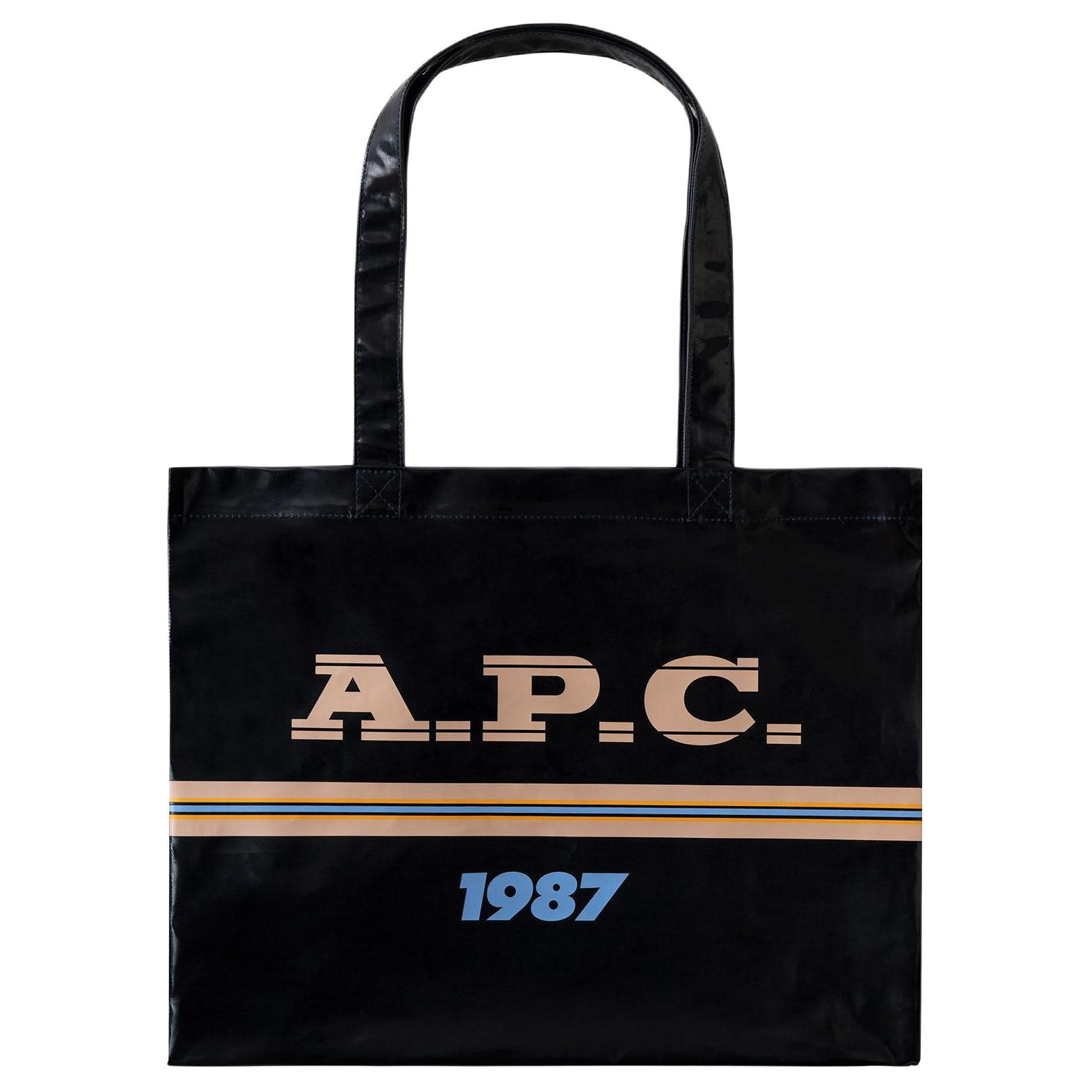 A.P.C Хлопковая сумка-шоппер через плечо женская синяя
A.P.C Хлопковая сумка-шоппер через плечо женская синяя