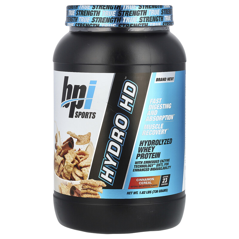 BPI Sports, Hydro HD , гидролизованный сывороточный протеин, хлопья с корицей, 736 г (1,62 фунта)
BPI Sports, Hydro HD , гидролизованный сывороточный протеин, хлопья с корицей, 736 г (1,62 фунта)