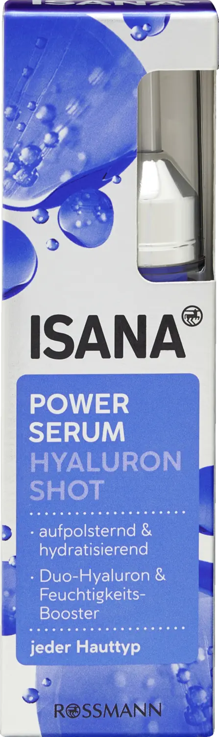 Сыворотка для лица ISANA Power Serum Hyaluron Shot
Сыворотка для лица ISANA Power Serum Hyaluron Shot