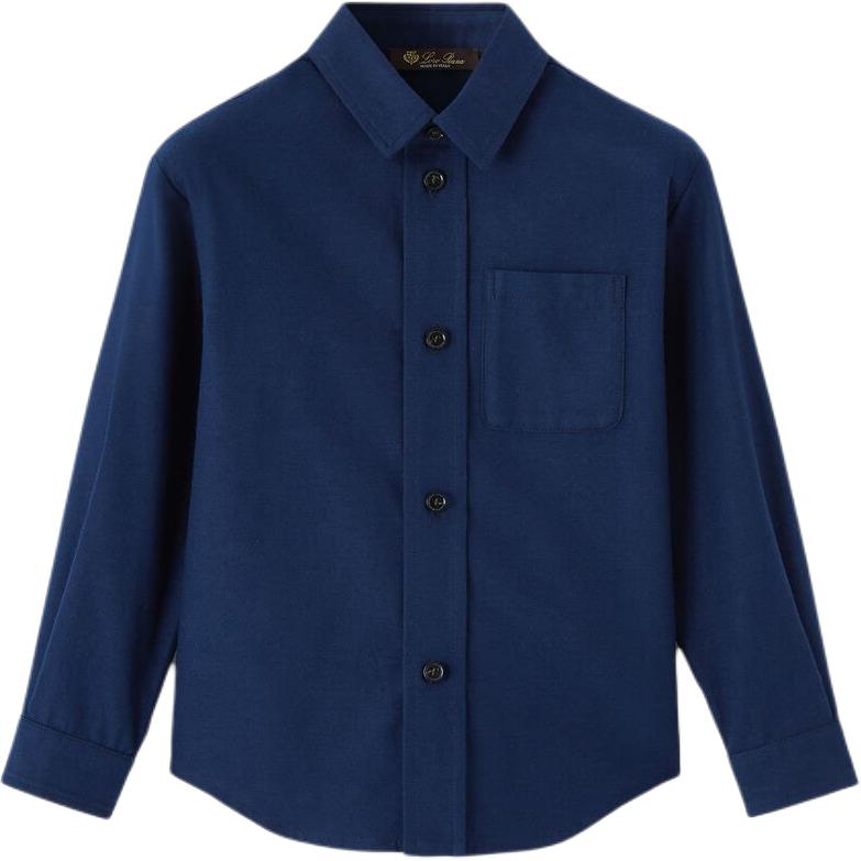 Повседневная рубашка SS26 Regular Fit для детей Loro Piana, темно-charcoal синий
Повседневная рубашка SS26 Regular Fit для детей Loro Piana, темно-charcoal синий