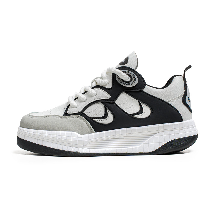 SUPEREDGE Мужские противоскользящие и износостойкие низкие скейтерские кроссовки бело-черные, цвет White Black
SUPEREDGE Мужские противоскользящие и износостойкие низкие скейтерские кроссовки бело-черные, цвет White Black