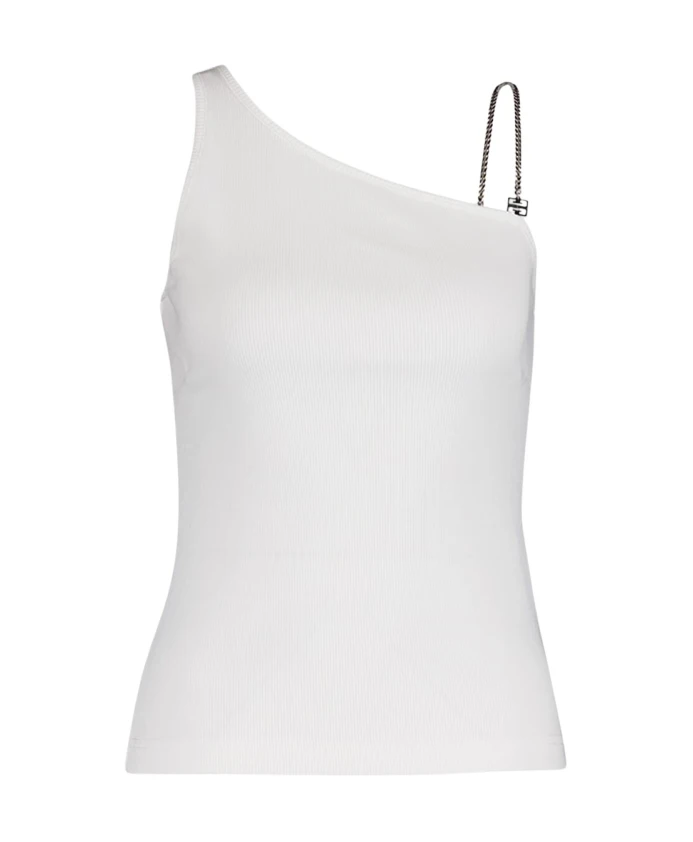 Асимметричный белый топ с цепочкой Givenchy, белый
Асимметричный белый топ с цепочкой Givenchy, белый