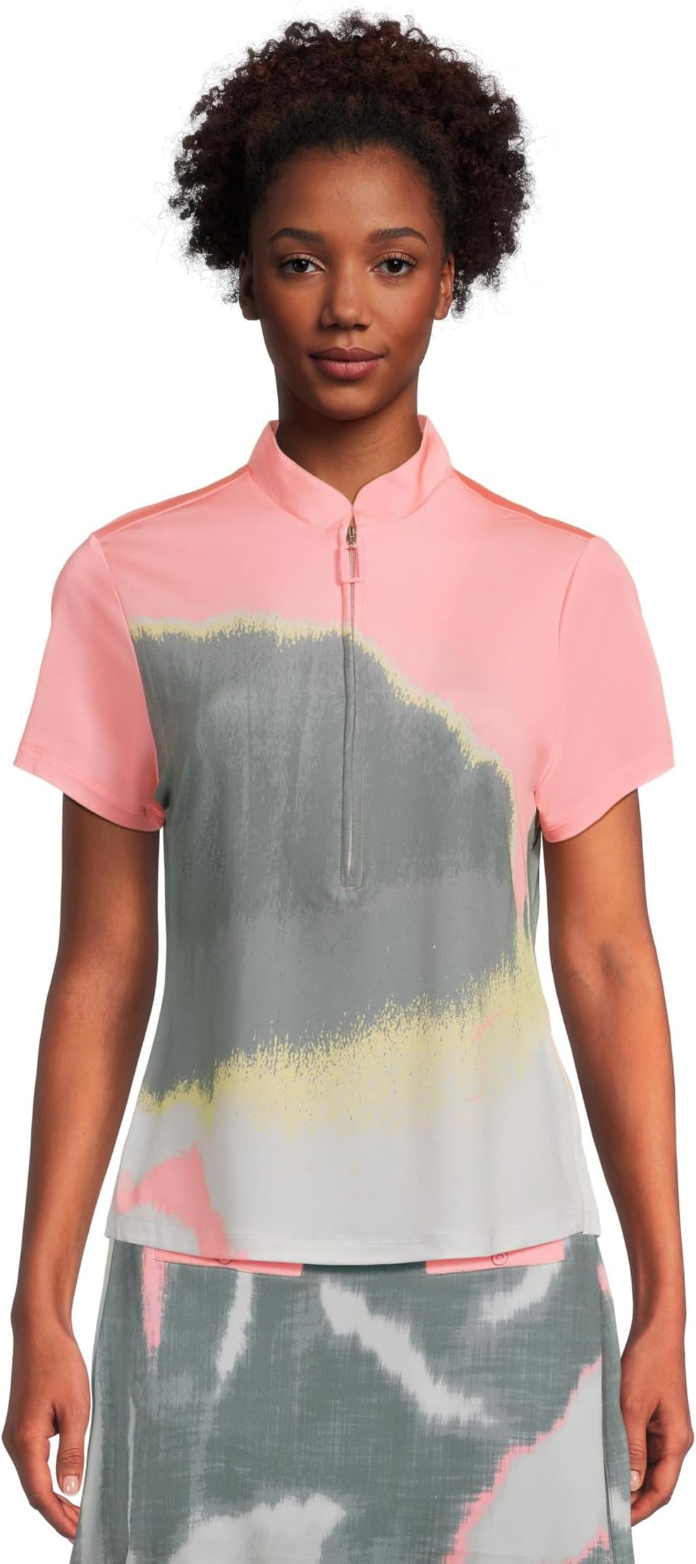 Женское поло с коротким рукавом и пейзажным принтом Jamie Sadock, Azalea Pink
Женское поло с коротким рукавом и пейзажным принтом Jamie Sadock, Azalea Pink