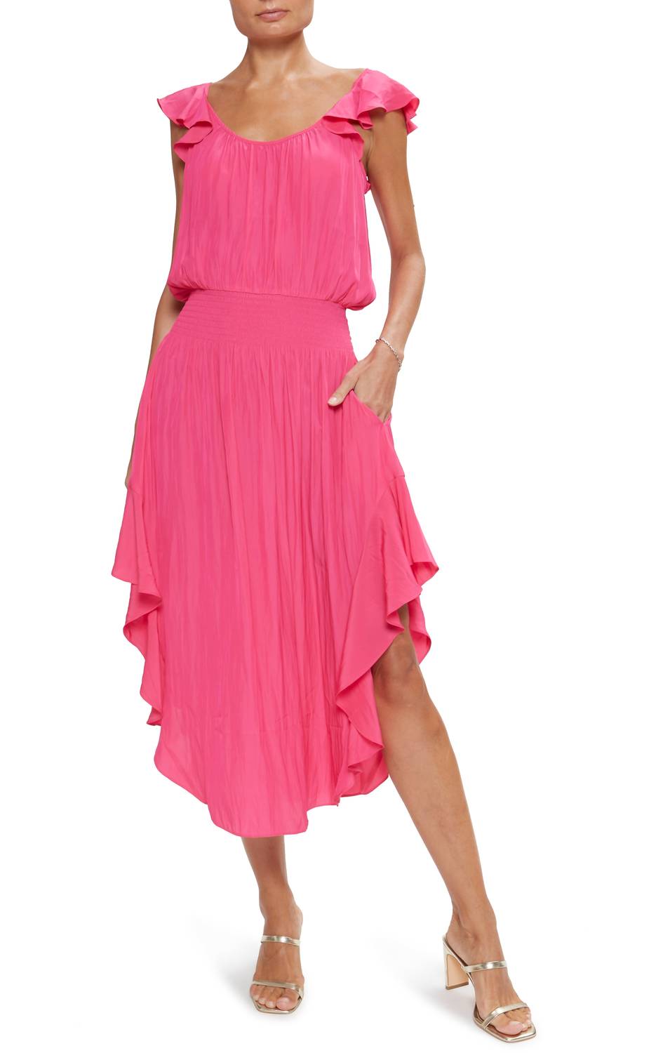 Клементайн Миди платье в розовом петунии Ramy Brook
Клементайн Миди платье в розовом петунии Ramy Brook