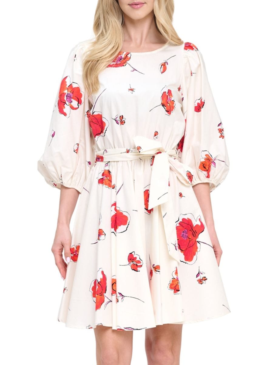 Мини-платье с цветочным принтом и рукавами-буфами Renee C., цвет White Multicolor
Мини-платье с цветочным принтом и рукавами-буфами Renee C., цвет White Multicolor