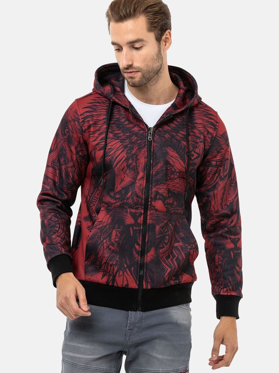 Толстовка с капюшоном на молнии CIPO & BAXX, цвет Wine red
Толстовка с капюшоном на молнии CIPO & BAXX, цвет Wine red
