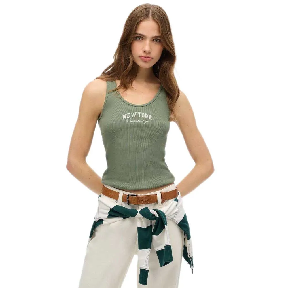 Футболка без рукавов Superdry Athletic Ess Graphic, зеленый 
Футболка без рукавов Superdry Athletic Ess Graphic, зеленый