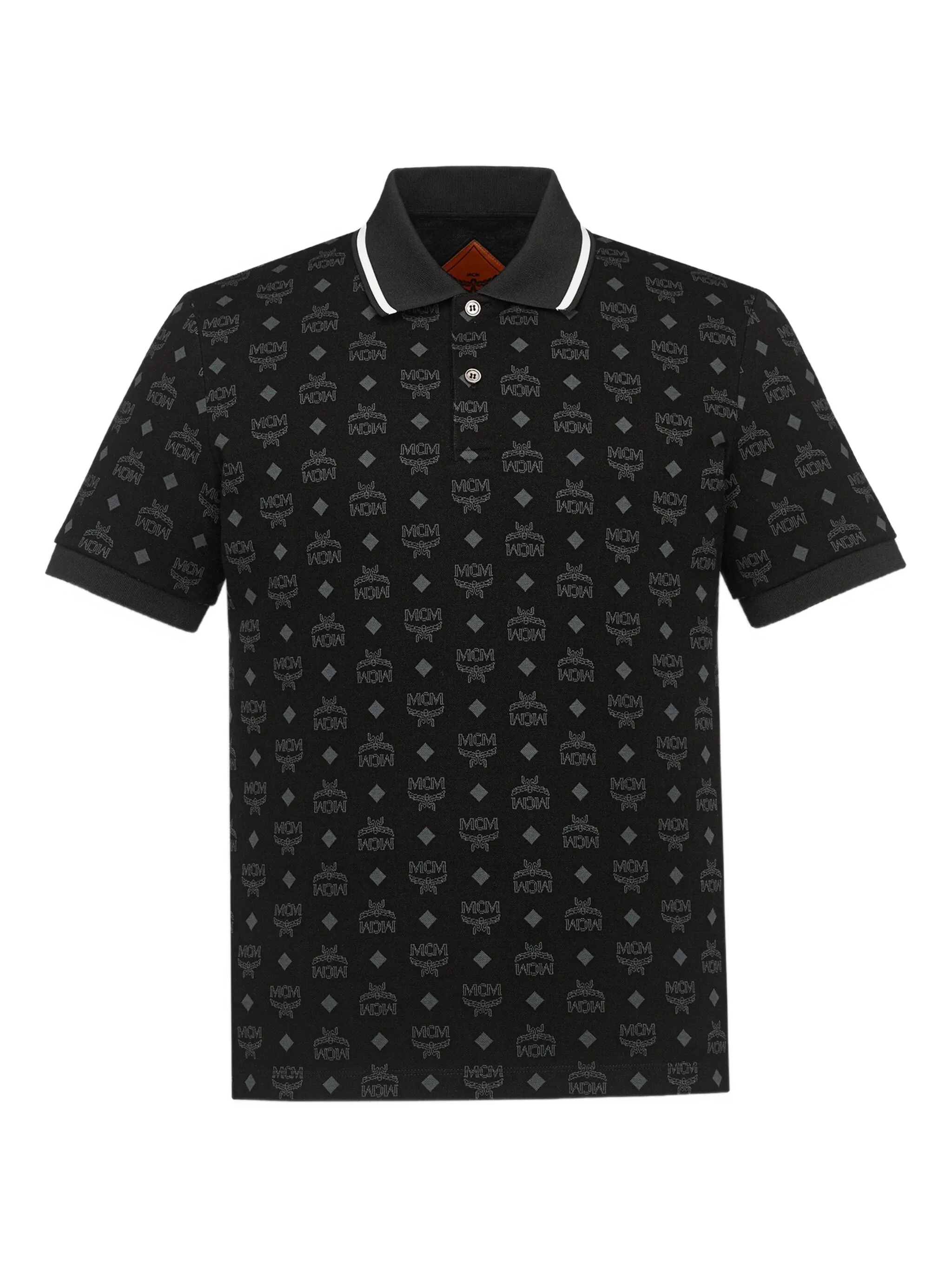 Жаккардовая рубашка поло с монограммой Mcm, черный
Жаккардовая рубашка поло с монограммой Mcm, черный