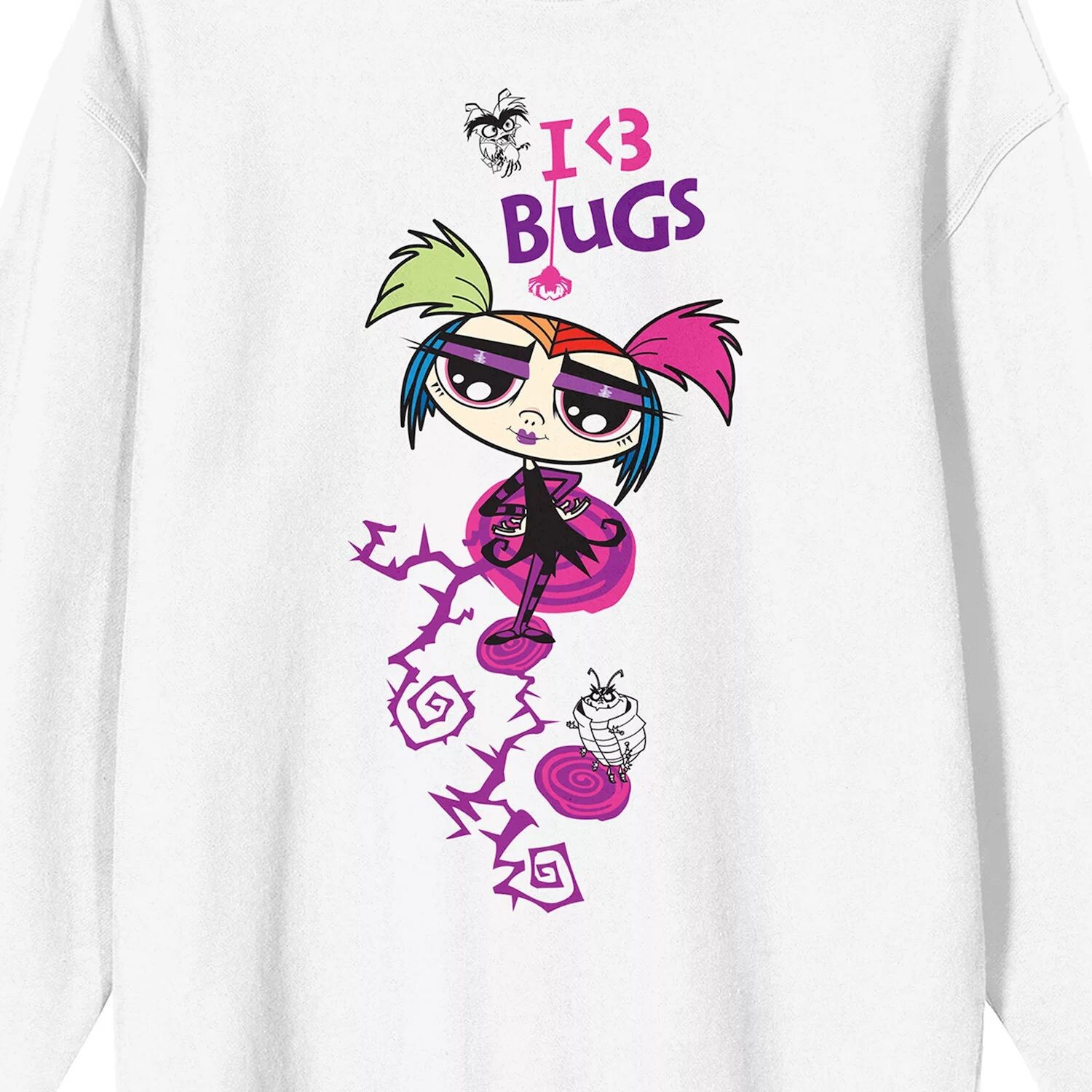 Мужская футболка Growing Up Creepie с длинными рукавами и рисунком "I <3 Bugs" Licensed Character
Мужская футболка Growing Up Creepie с длинными рукавами и рисунком "I <3 Bugs" Licensed Character