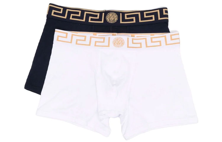 Два боксера Greca с поясом на талии VERSACE, белый
Два боксера Greca с поясом на талии VERSACE, белый