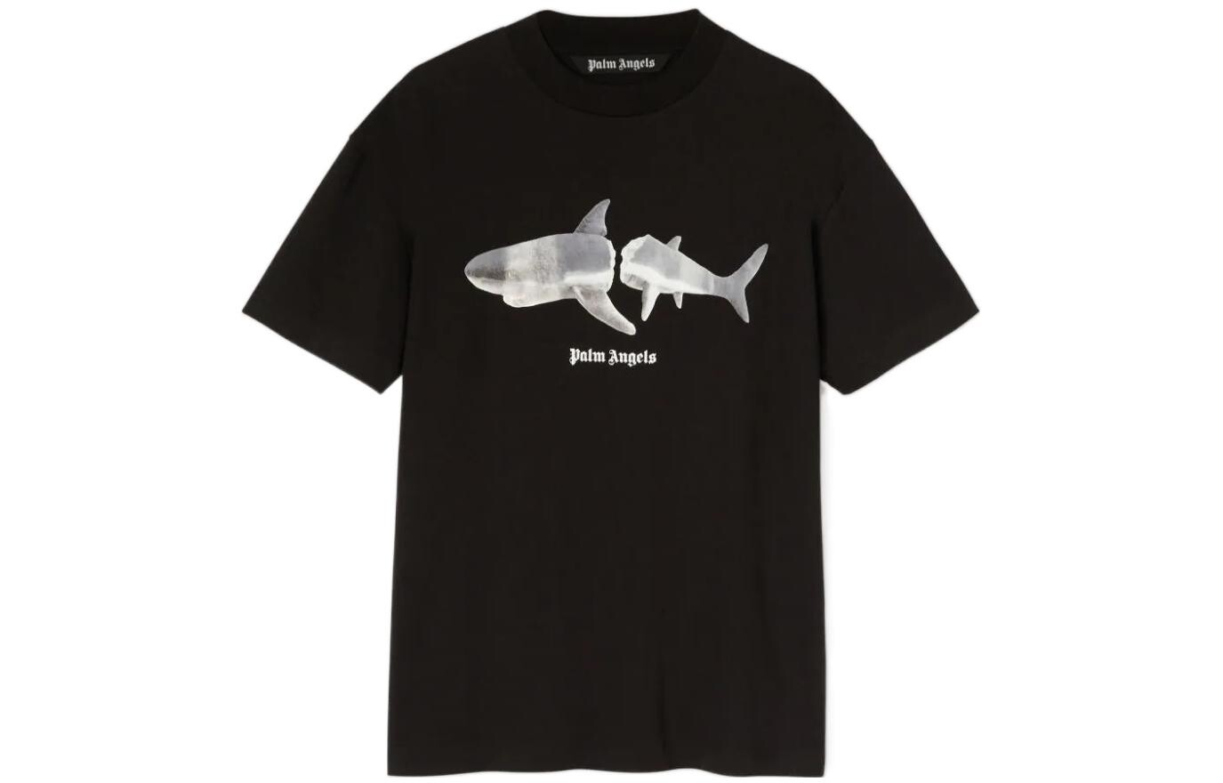 Футболка с круглым вырезом и принтом акулы Palm Angels, черный
Футболка с круглым вырезом и принтом акулы Palm Angels, черный