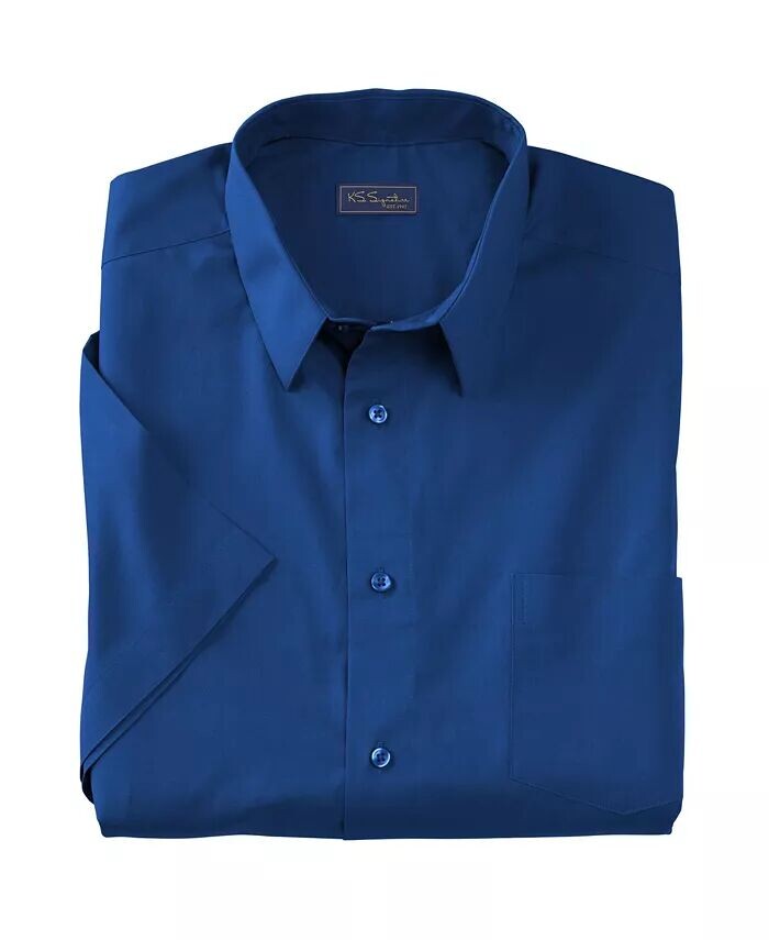 Классическая рубашка без морщин с короткими рукавами Big & Tall KingSize, синий
Классическая рубашка без морщин с короткими рукавами Big & Tall KingSize, синий