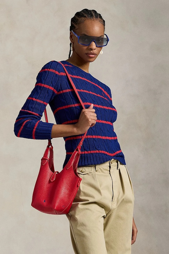 Хлопковый свитер Polo Ralph Lauren, синий 
Хлопковый свитер Polo Ralph Lauren, синий