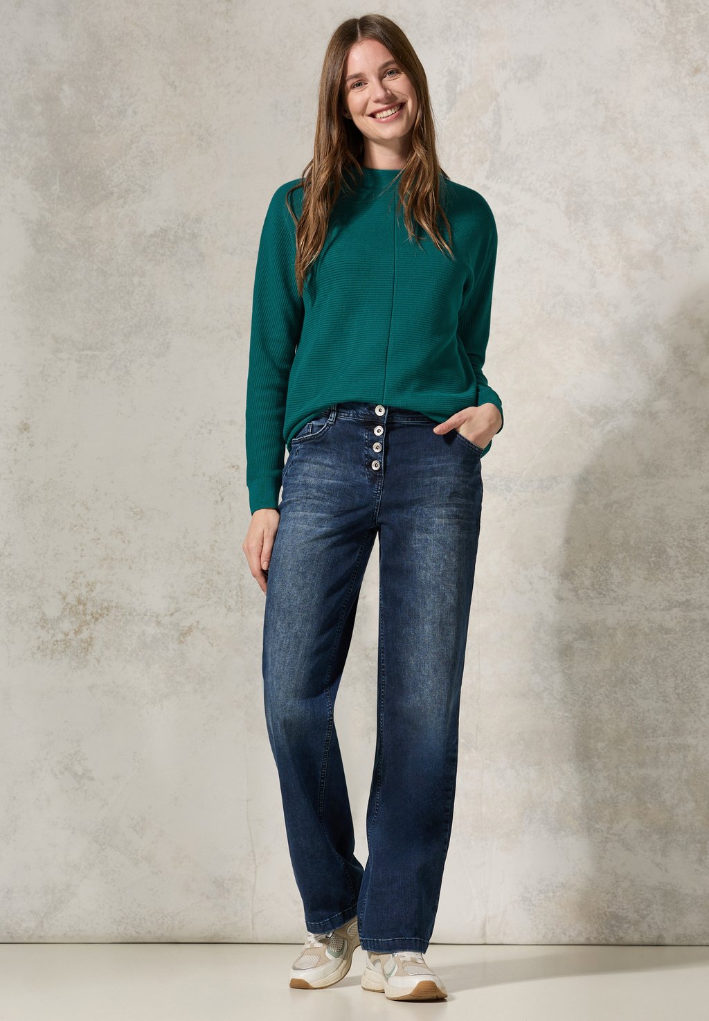 Джемпер STRUKTUR DOLMAN Cecil, цвет Grün 
Джемпер STRUKTUR DOLMAN Cecil, цвет Grün