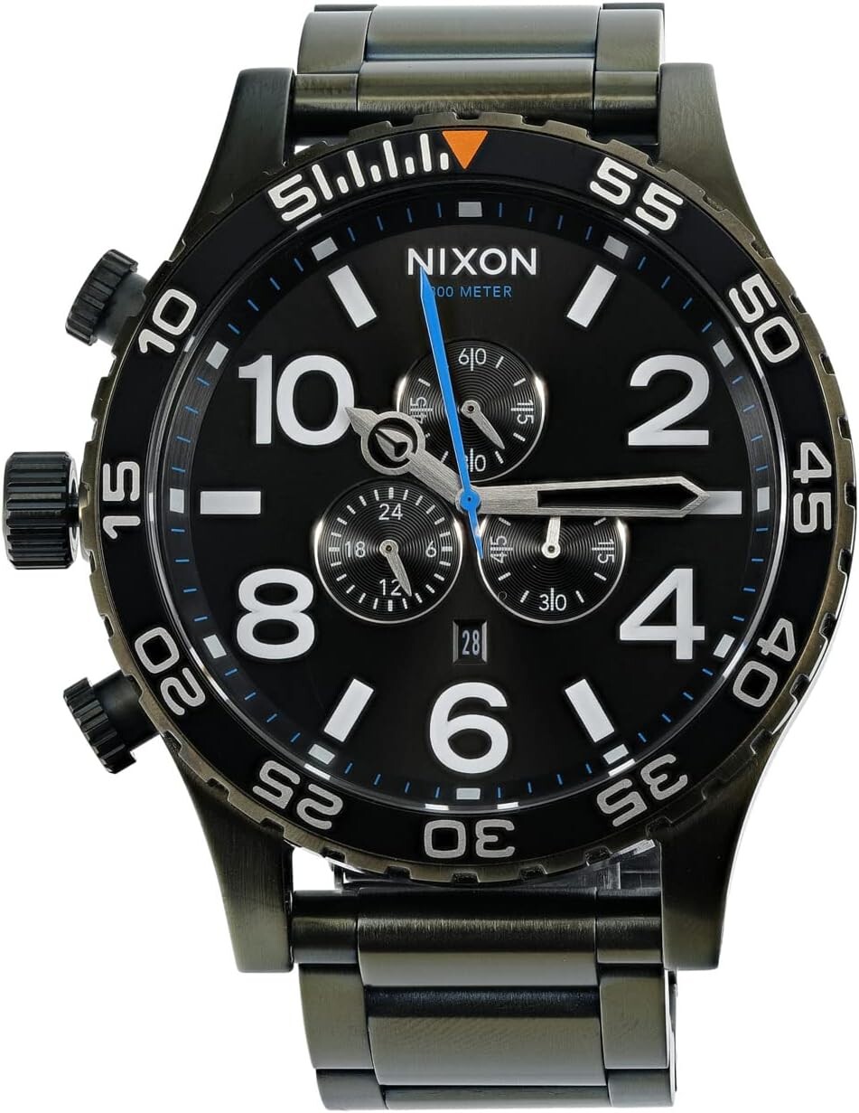 Часы 51-30 Chrono Nixon, цвет Black Sunray/Surplus
Часы 51-30 Chrono Nixon, цвет Black Sunray/Surplus